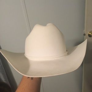 White Rodeo King cowboy hat 7x